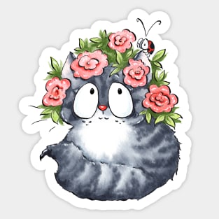 Frida Cat Sticker